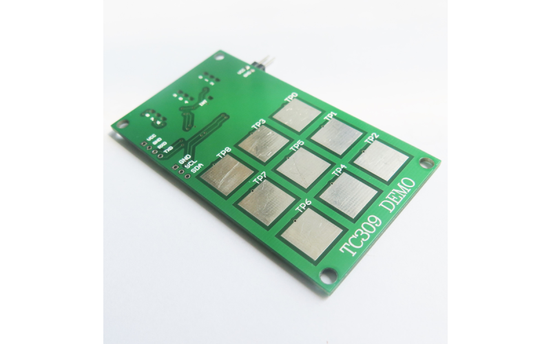 Demo of TC309(9 Channel Capacitance Touch Sensor IC)